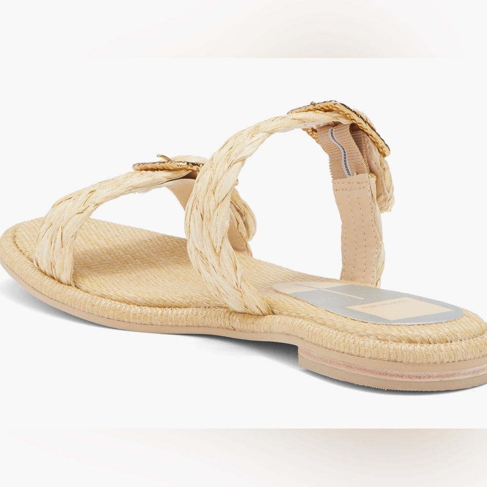 dolce vita Alaina Lt Natural Raffia Sandal. Ladies 7.5 - Picture 3 of 13